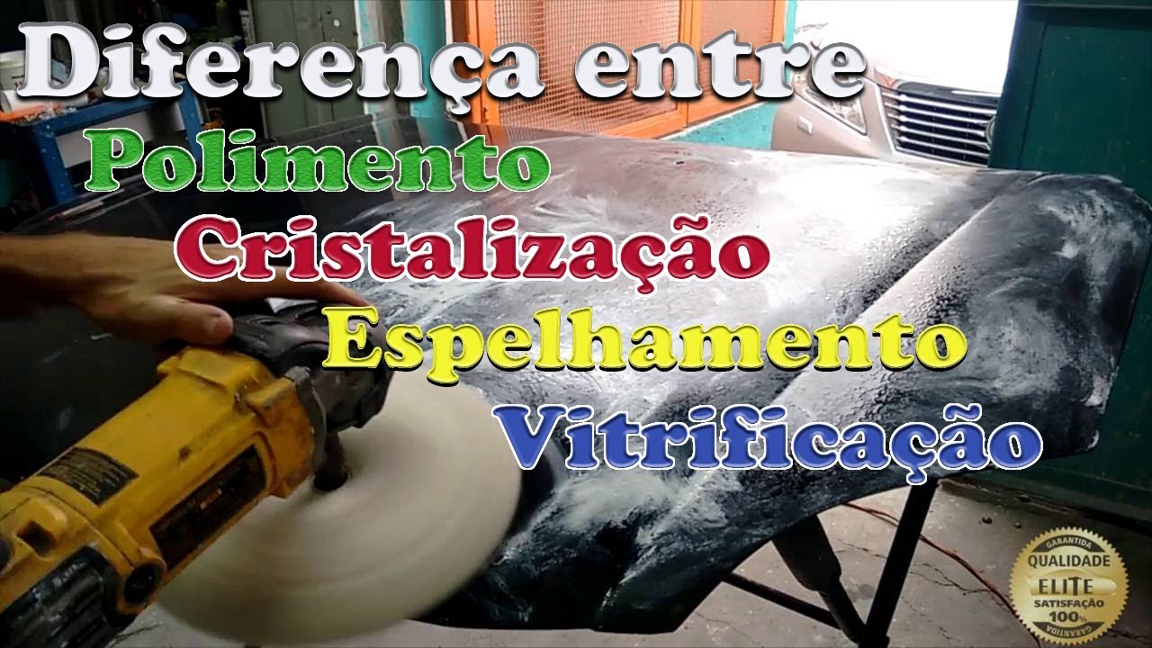 Diferença entre  Polimento Cristalização  Espelhamento e vitrificação ?