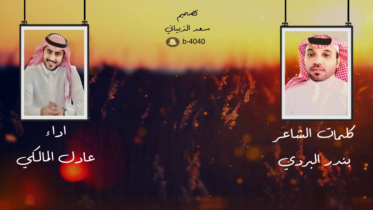 شيلة كلمات الشاعر / بندر بن عطيه البردي الذبياني أداء المنشد / عادل المالكي