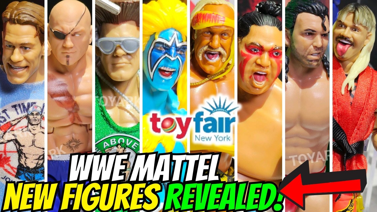 WWE Mattel New Figures Revealed At New York Toy Fair 2026