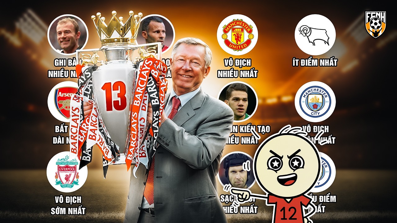 TẤT CẢ 30 KỶ LỤC ĐIÊN RỒ NHẤT LỊCH SỬ PREMIER LEAGUE