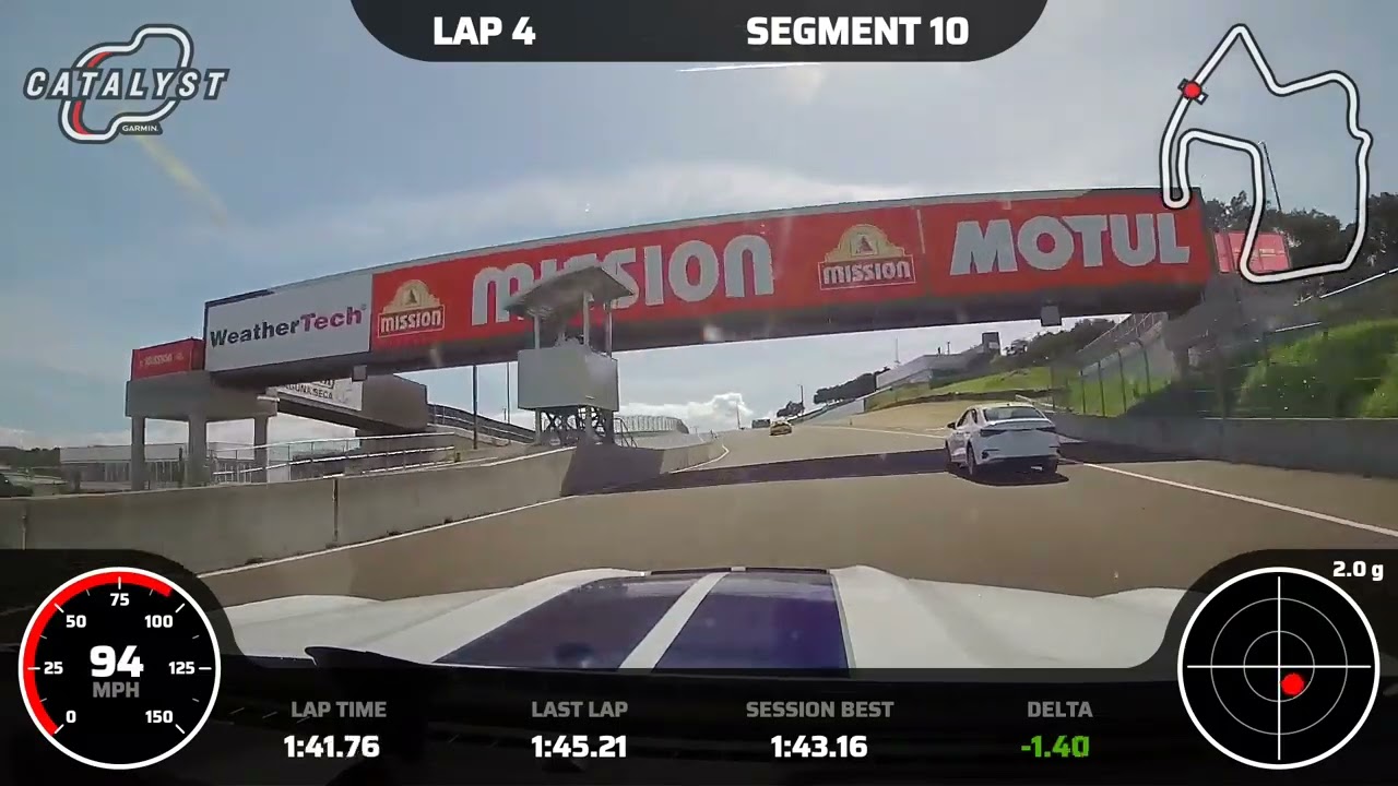Laguna Seca (1:40.96) - 2024-03-09 - 2020 Shelby GT350