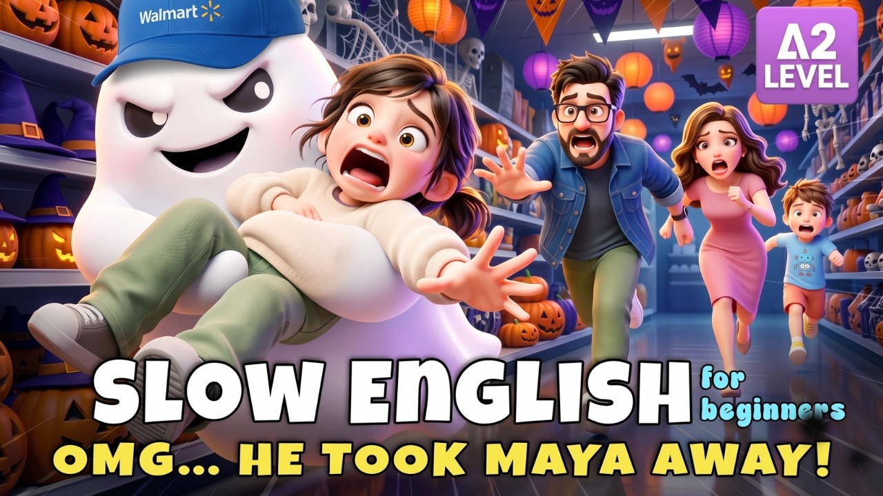 What Really Happens at Walmart on Halloween Night?! I Slow English Listening Story (A2)