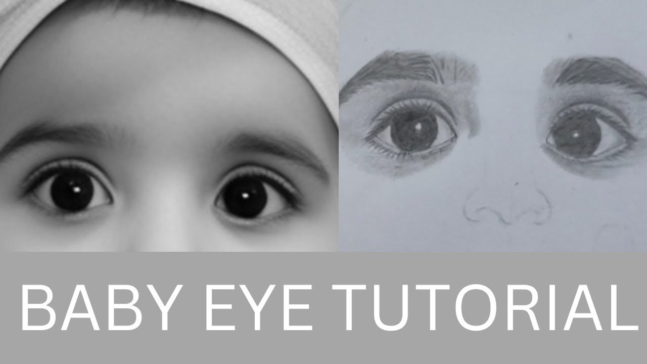 From Start to Finish | Baby Eye Pencil Drawing | Timelapse | Artist Bacha 