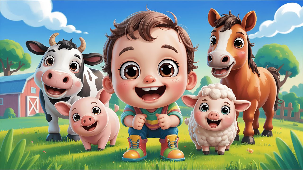 Let’s Go to the Farm! 🐄🐖🐑 | Animal Sounds Song for Kids | Melody Kids