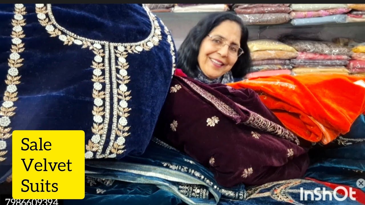Aaj नहीं  लिये  तो  पछताओगे   sale on Velvet designs ✨️  last pieces of Velvet 