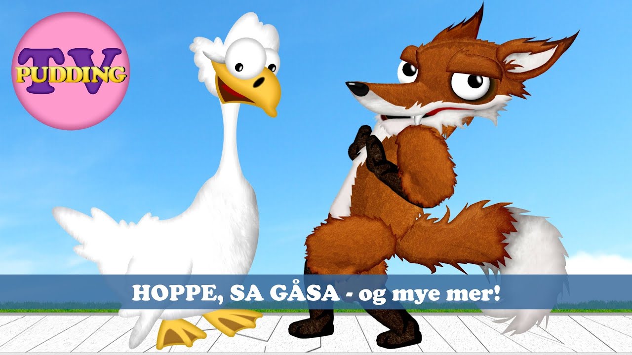 Hoppe, sa gåsa - og mye mer! | Norske barnesanger med animasjon