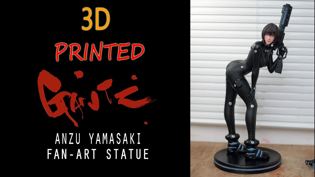 Anzu Yamasaki Gantz 3d Printed Fan Art Statue