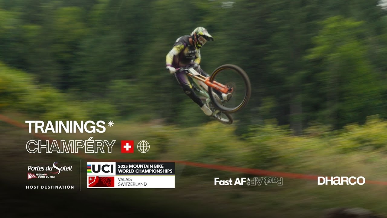 Champéry DH World Championships 2025 - Le RAW des premiers trainings 🇨🇭