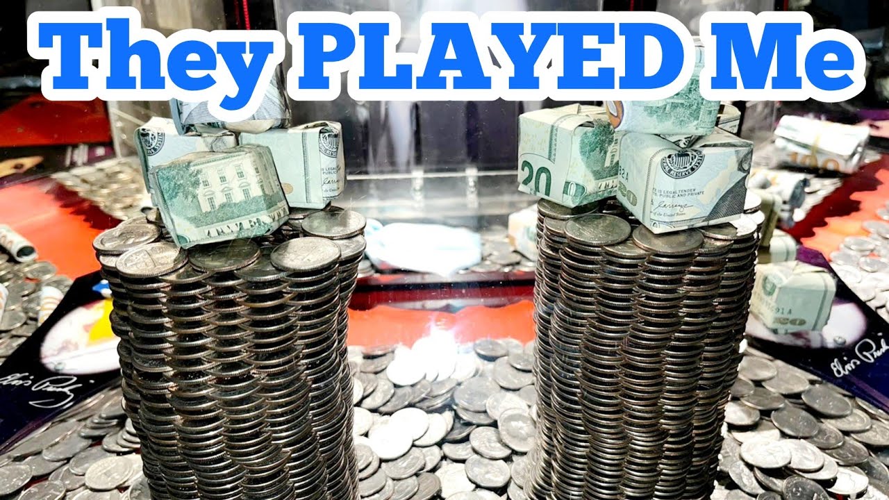 THEY PLAYED ME ... Inside The High Limit Coin Pusher Jackpot WON MONEY ASMR