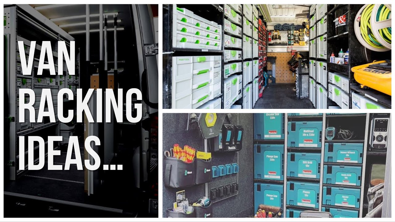 Great van racking ideas! | Van layouts | Tool organisation | Storage ideas…