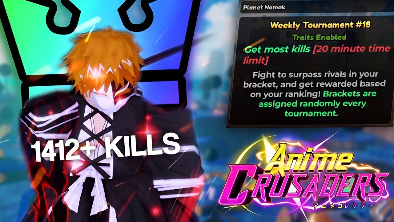 [TRAITS] 1412+ Kills Strat | Anime Crusaders Tournament #18