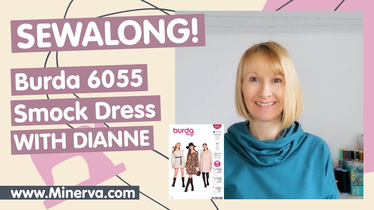 Minerva Sew-Along – Burda 6055 Smock Dress