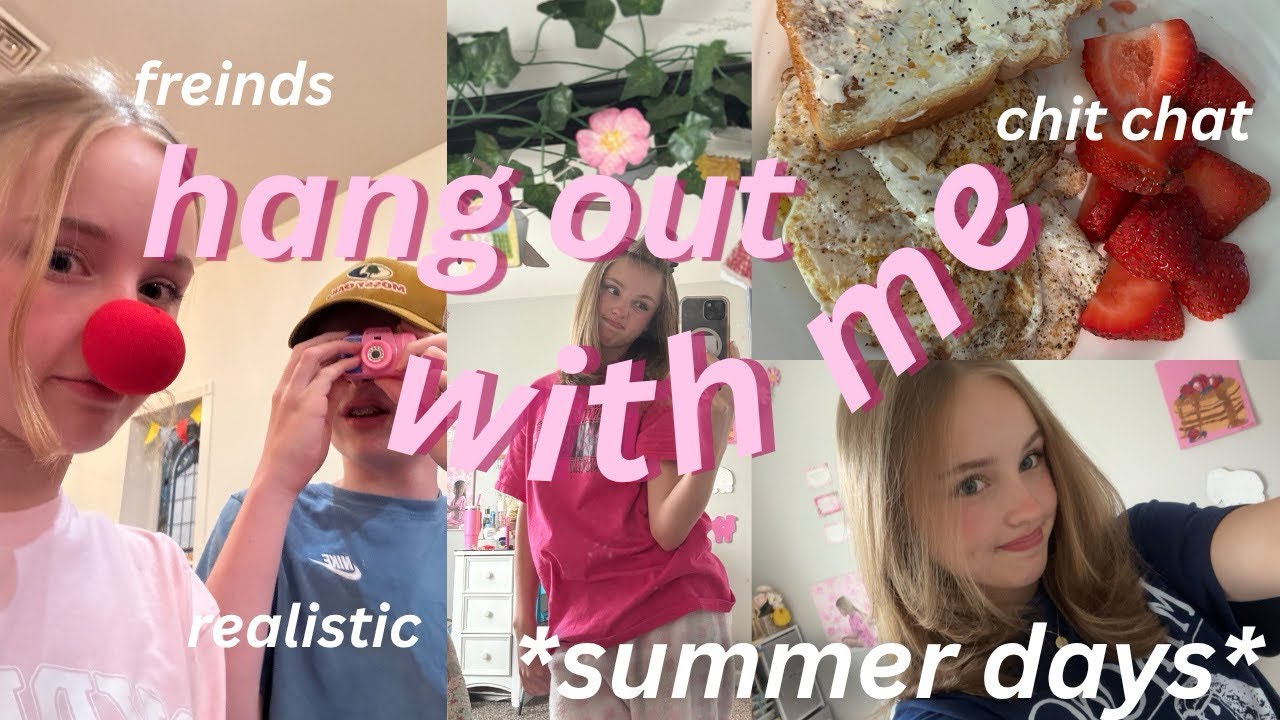 HANG OUT WITH ME *summer days* 🍉🫐☀️