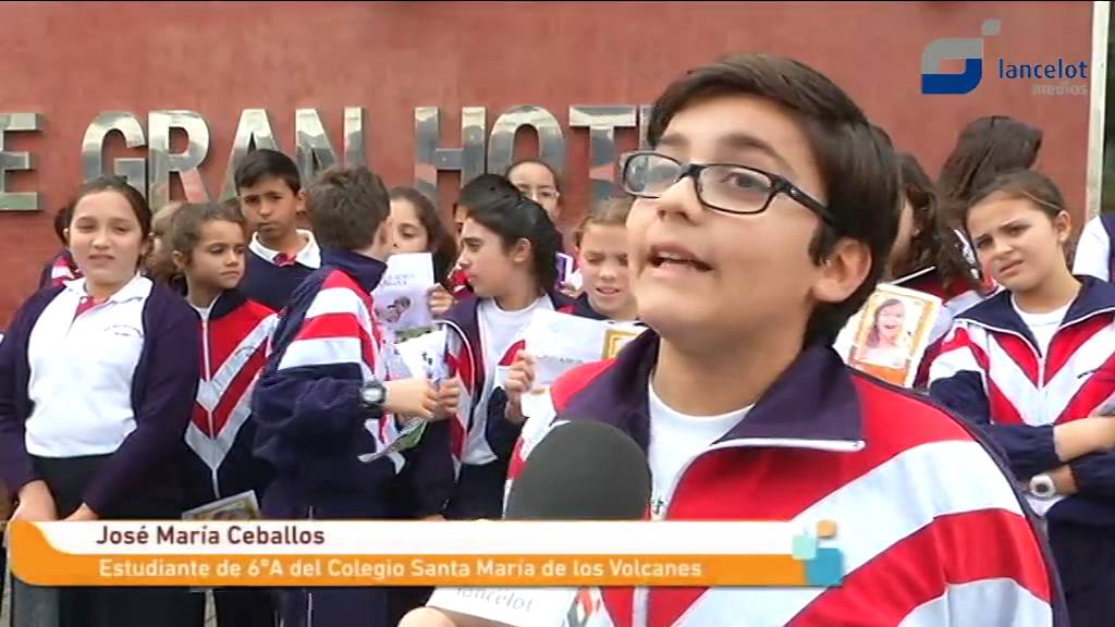 Los alumnos del Colegio Santa María de los Volcanes se ponen en la piel de los inmigrantes
