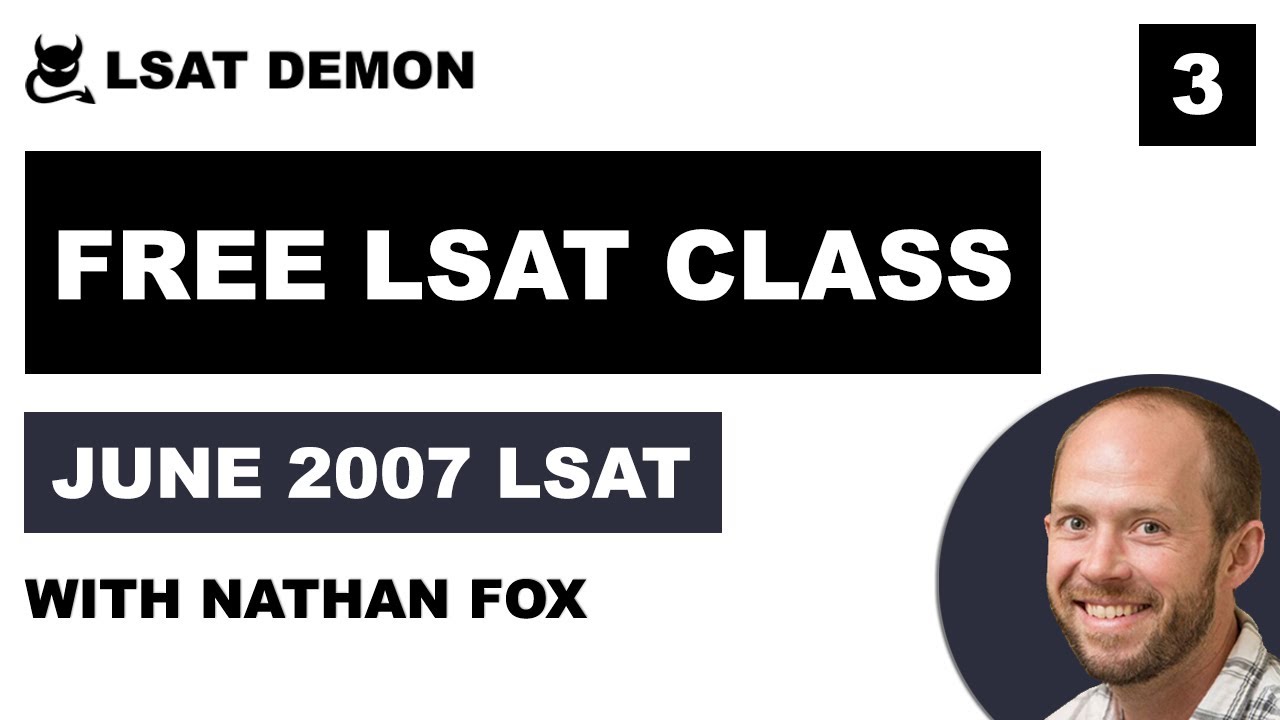 LSAT Test J | Free LSAT Class with Nathan Fox | February 2, 2021