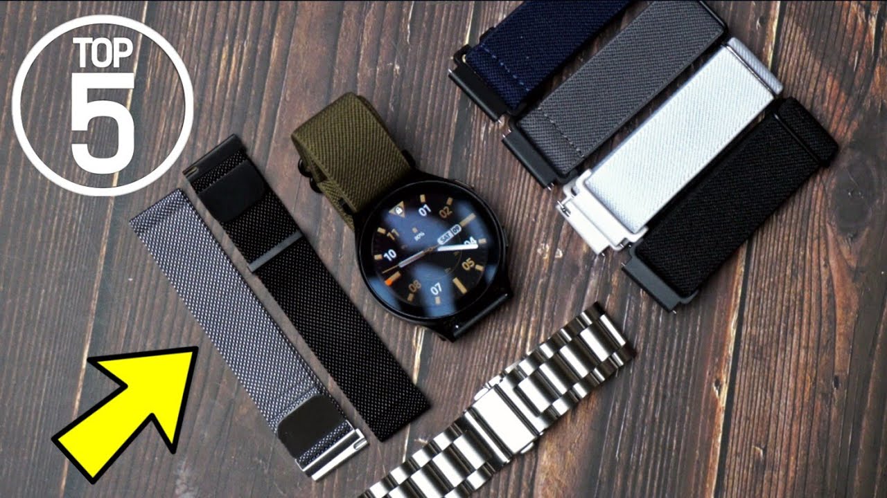 Топ-5 ремешков для Galaxy Watch 4!!