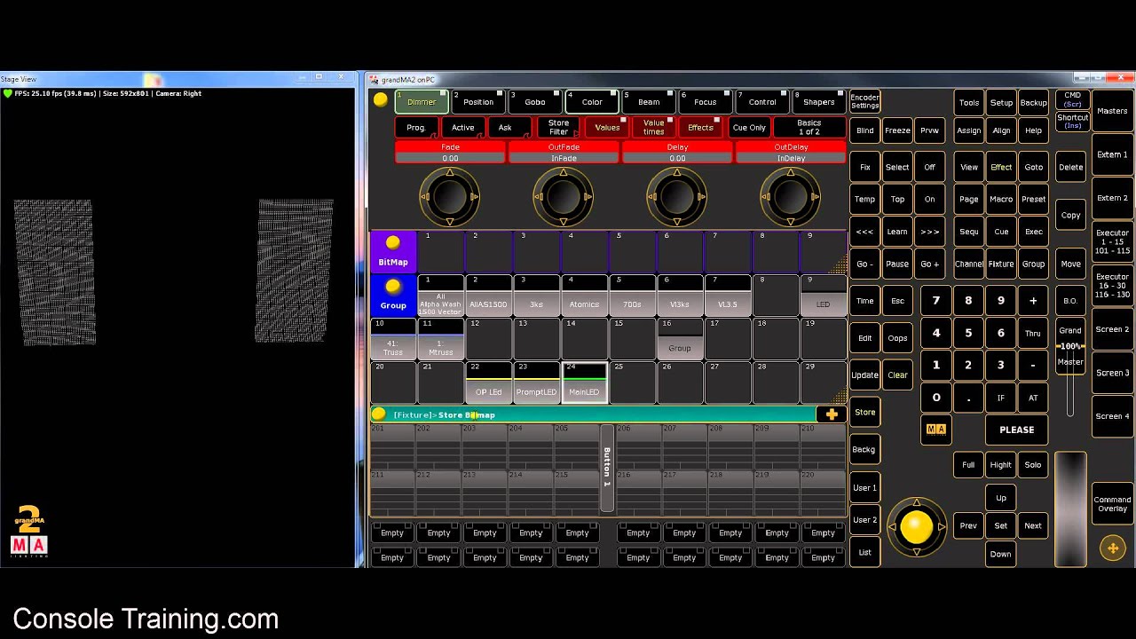 GrandMA Lighting Tutorials: Lesson 5: LED Mapping in MA2 **Version 3.1 and lower*