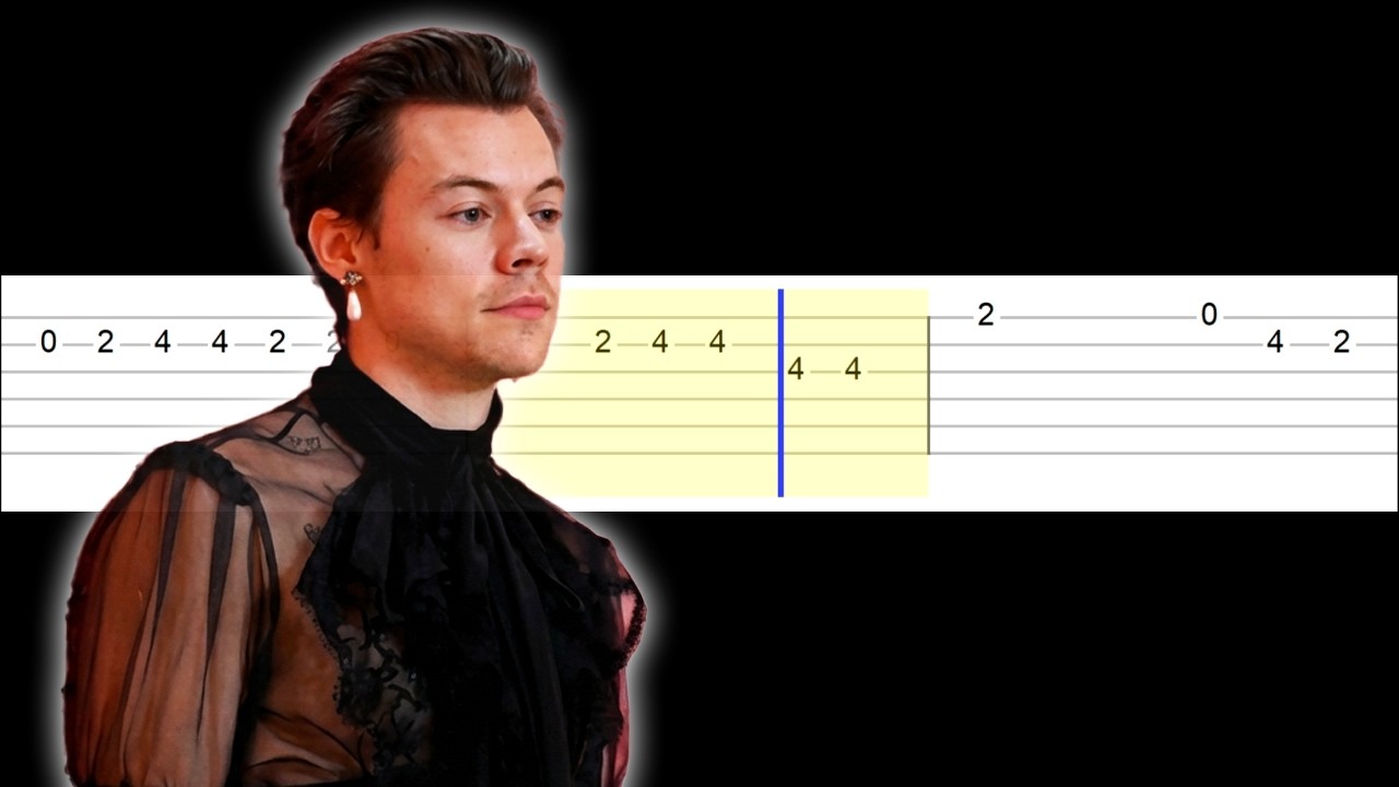 Harry Styles - Coming Up Roses (Easy Guitar Tabs Tutorial)