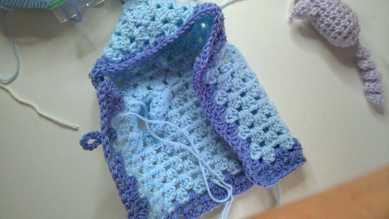 buttons + loops How to crochet my new Granny Pattern Cardigans