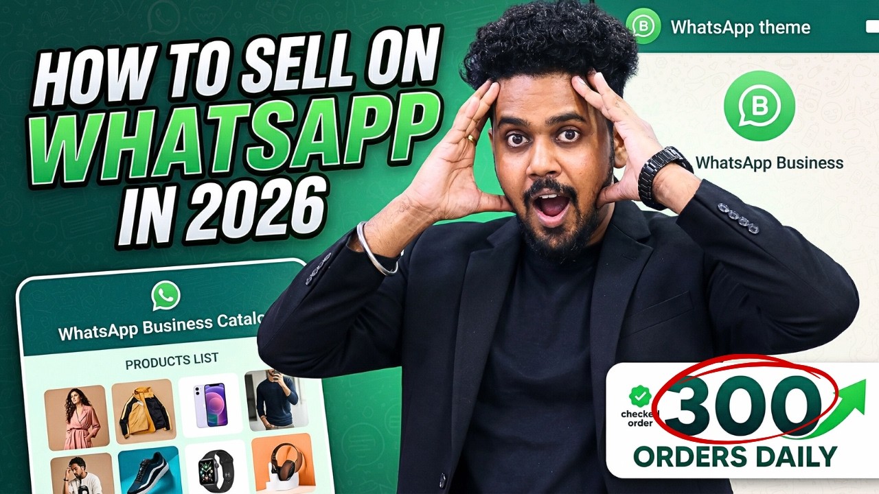 How To Sell Products On WhatsApp in 2026 | WhatsApp Catalogue and Ads | Hindi