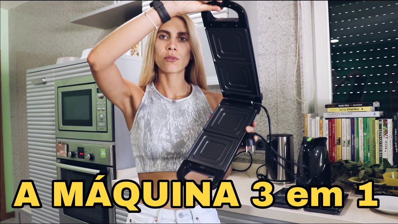 A MÁQUINA 3 EM 1 DA PROZIS! - TOSTAS, PANQUECAS E WAFFLES