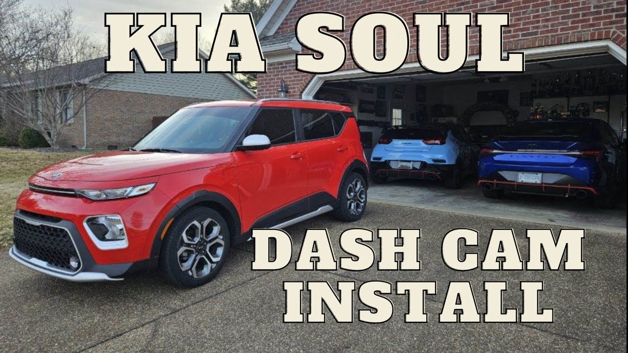 2020+ Kia Soul Focuway T5 4K Front & Rear Dash Cam Installation w/ Dongar Power Adapter