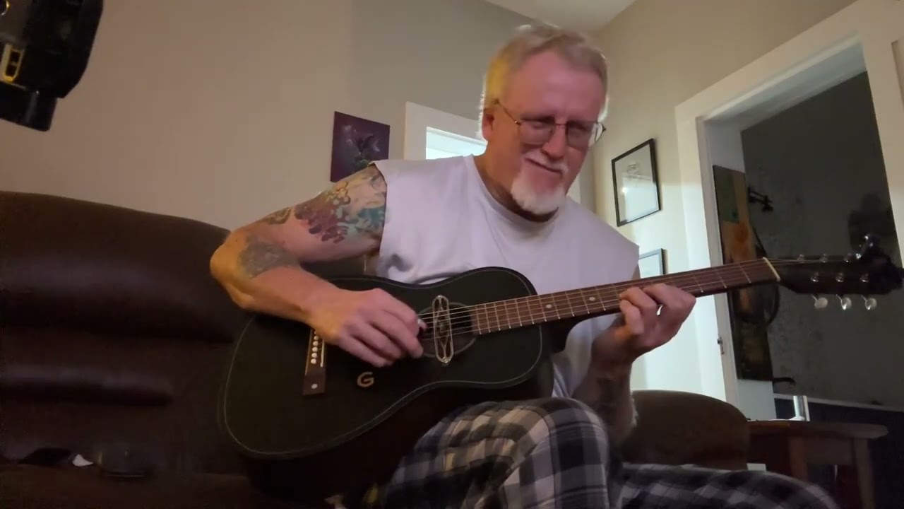 September 19, 2025  Just noodling around testing a thumb pick out.