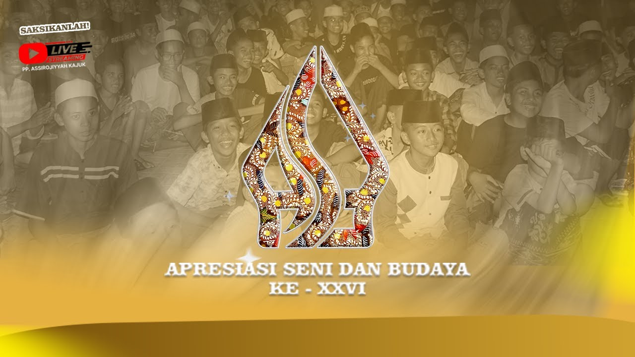 LIVE STREAMING | MALAM PUNCAK APRESIASI SENI DAN BUDAYA KE-XXVI