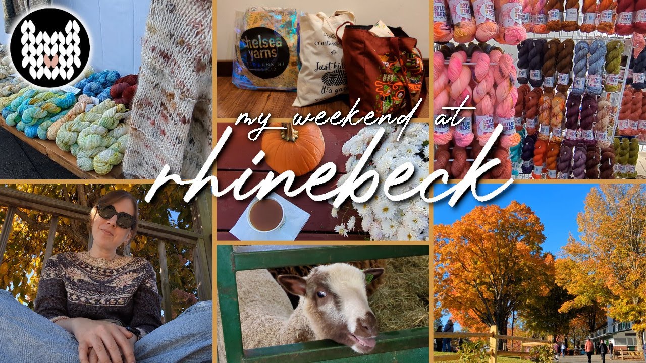 Rhinebeck 2024 Yarn Festivals Vlog - Indie Untangled CAKEpalooza New York Sheep & Wool Yarn Shopping
