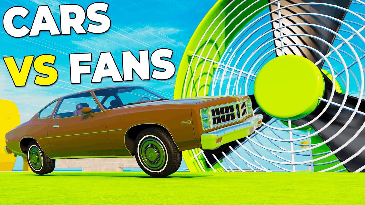 Cars VS INSANE Fans In BeamNG!
