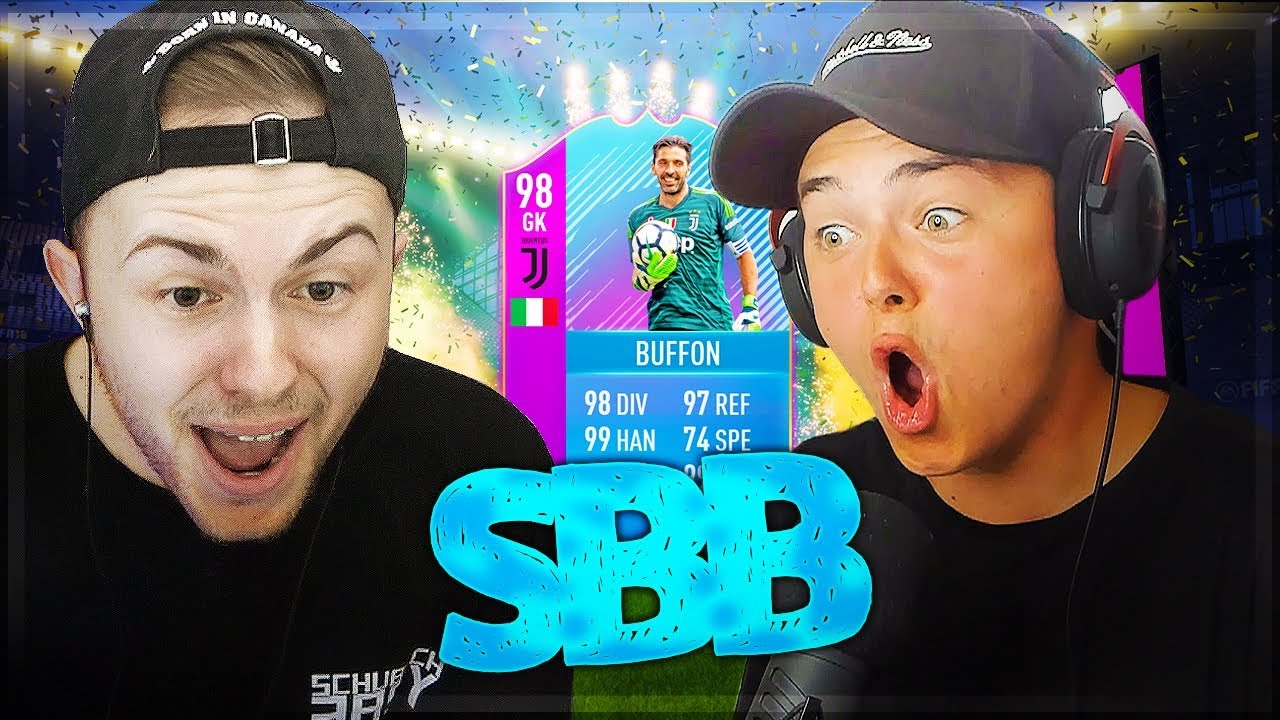 FIFA 18: 98 BUFFON SQUAD BUILDER BATTLE COMEBACK vs Gamerbrother
