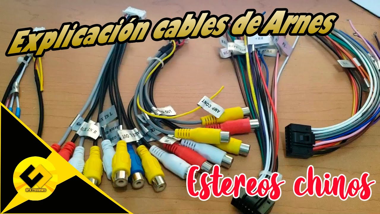 Explicacion Cables de Arnes en Estereos Chinos