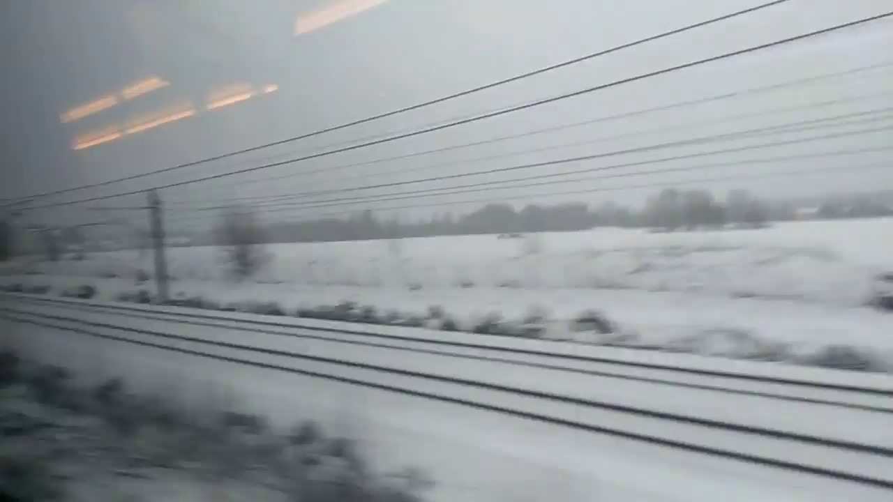 (NSB Hovedbanen) passing through Gardemoenbanen.. January 04-2018