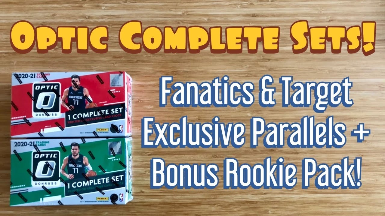 2020-21 Optic Basketball Complete Sets - Fanatics & Target - Exclusive Green & Purple Pulsar Rookies