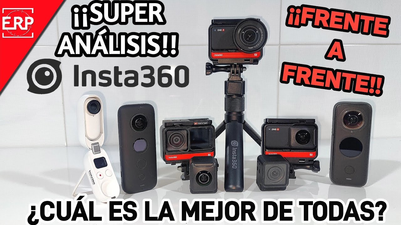 TODAS las INSTA360 frente a frente. SUPER COMPARATIVA / One R / One X / One X2 / Go2 ¿CUAL COMPRAR?