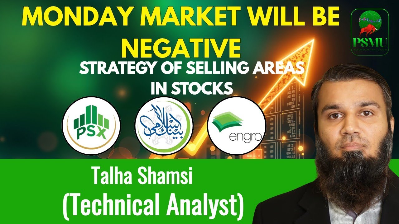 Monday Market Will Be Negative | Talha Shamsi | Engroh, Bipl, Psx | PSMU