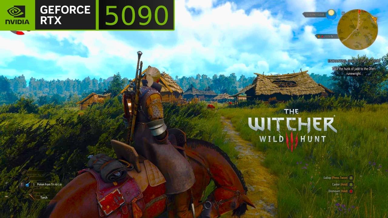 The Witcher 3 DLSS 4.5 | RTX 5090 [4K] Ray Tracing ON | Ryzen 7 9800X3D
