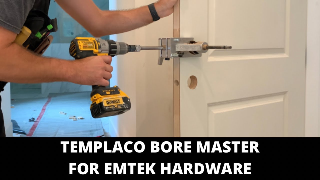 TEMPLACO Bore Master с фурнитурой EMTEK Deadbolt