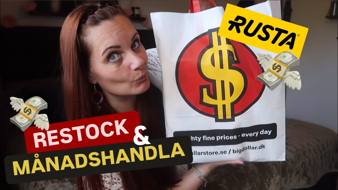 Haul- Månadshandla och restocka skåpen hemma hos mig!