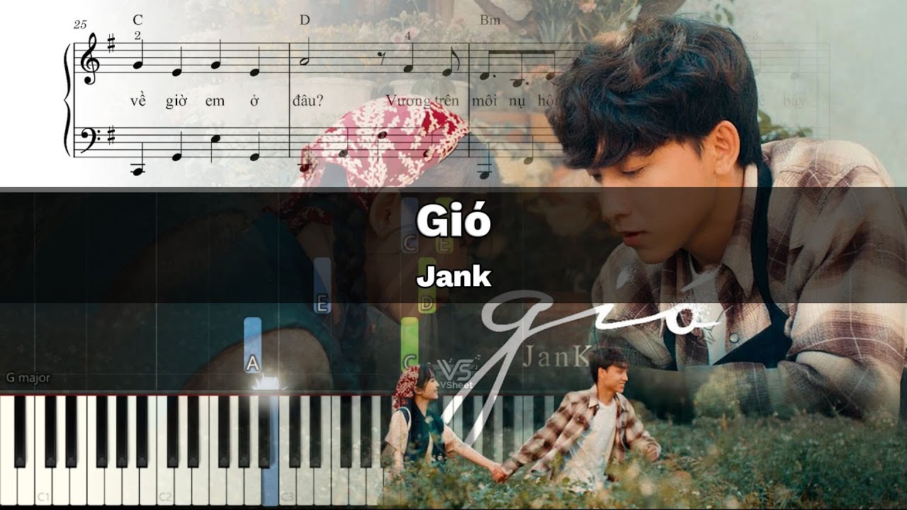 Gi&oacute; - JANK | Piano Tutorial With Sheet Music VanDT