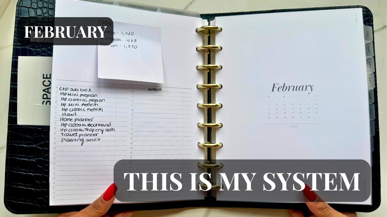 Social Media Planner | Flip Through  + Pre-Planning ✨| HP Classic 