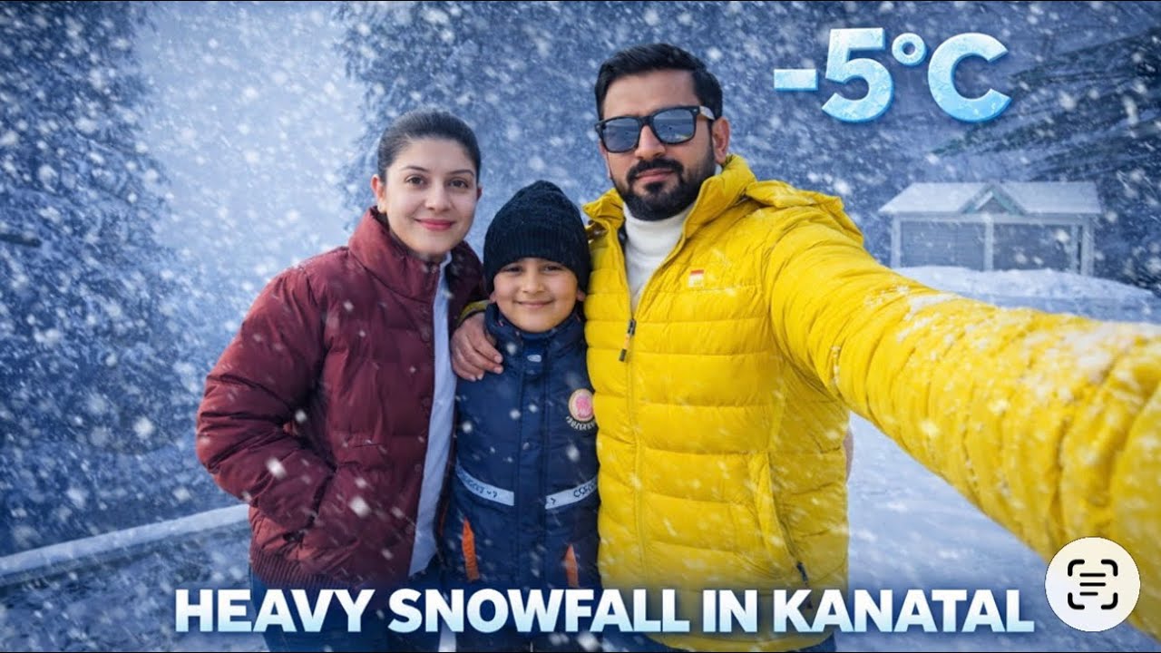 Kanatal snowfall family tour ♥️