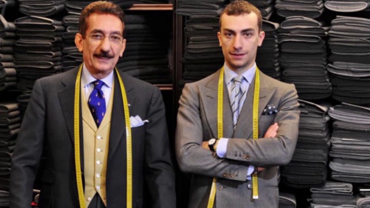Interview at Sartoria A.Caraceni Milano - En & Heb Subs