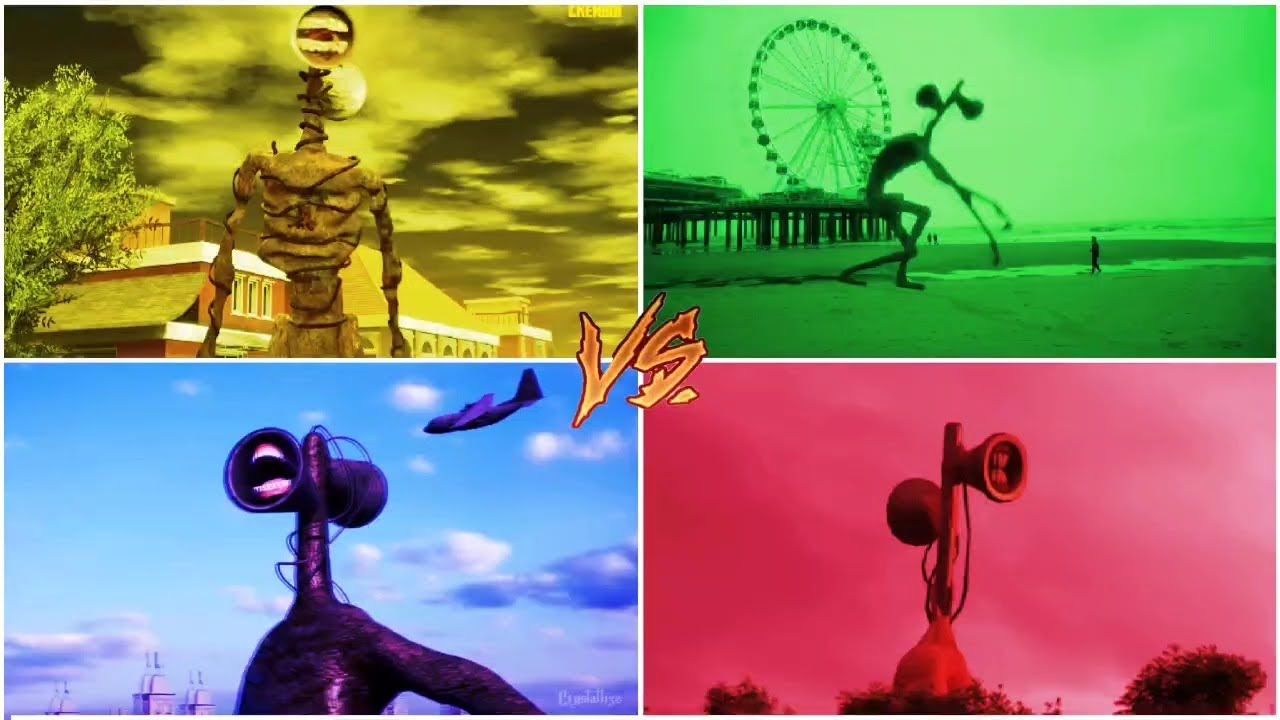 SIREN HEAD - COFFIN DANCE & COLOR FULL SIRENHEADS BATTLE 10