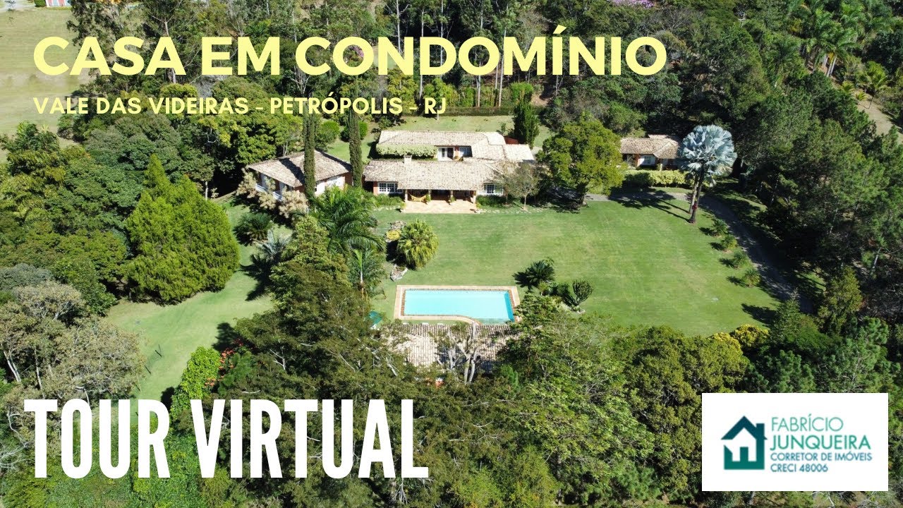 [VENDIDA] Magnífico sítio luxuoso em condomínio no Vale das Videiras, Petrópolis, RJ | Tour virtual