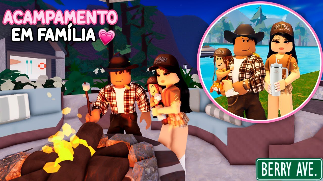 FIZEMOS UM ACAMPAMENTO EM FAMÍLIA no BERRY AVENUE! 👨‍👩‍👧🐛
