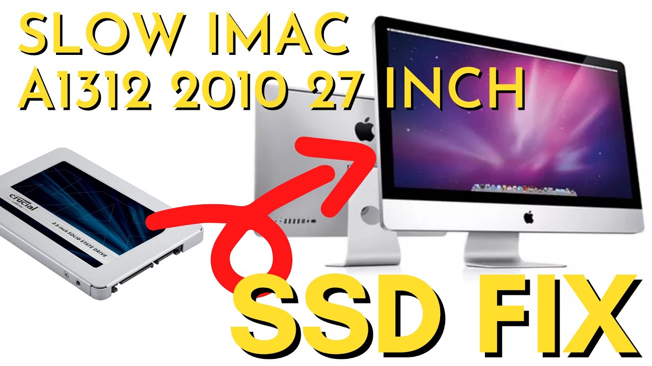 Разборка и модернизация твердотельного накопителя и оперативной памяти iMac середины 2010 года (A...