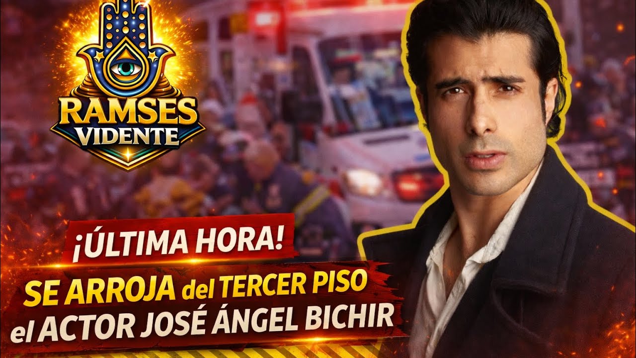 José Ángel Bichir se arroja desde el tercer piso