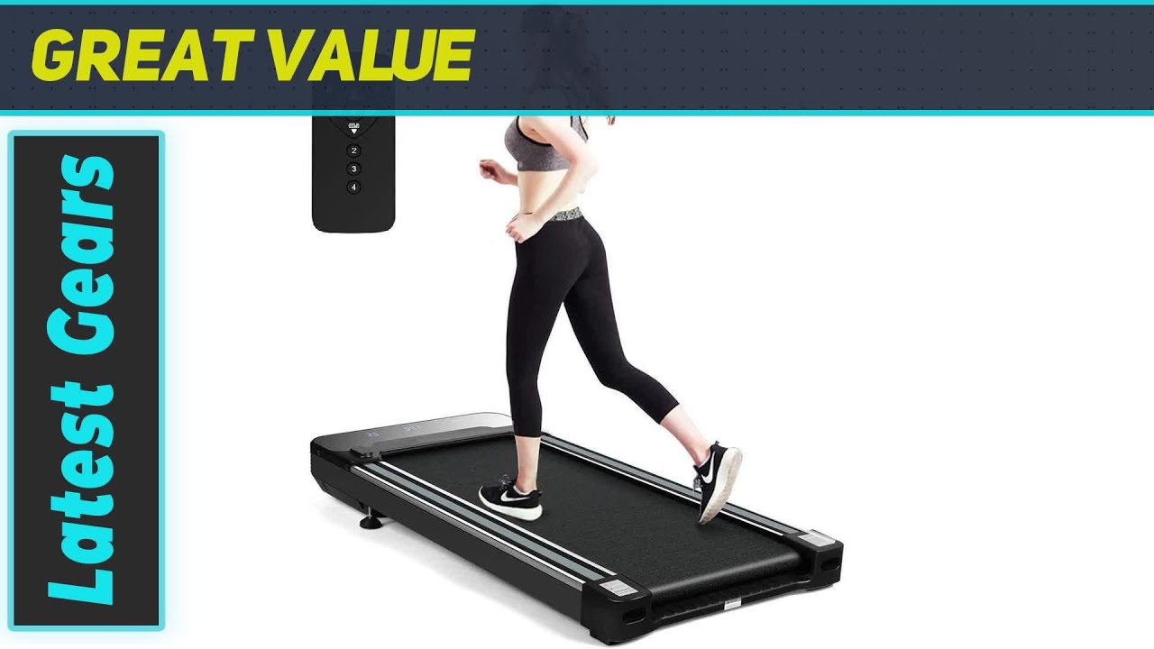 GYMAX Under Desk Walk Treadmill Review - Compact, Multifunctional, and Safe!