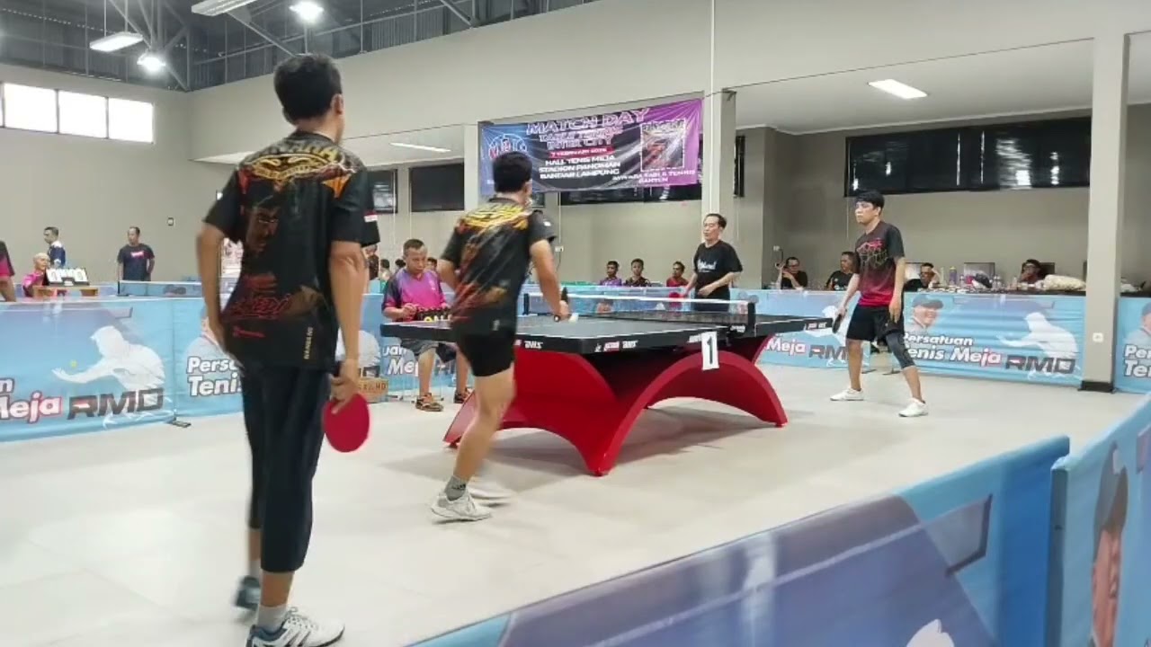 Ganda Seru Dian Putra/ Fika ( Lampung) VS Nandang/ Muji ( Banten) #pingpong 